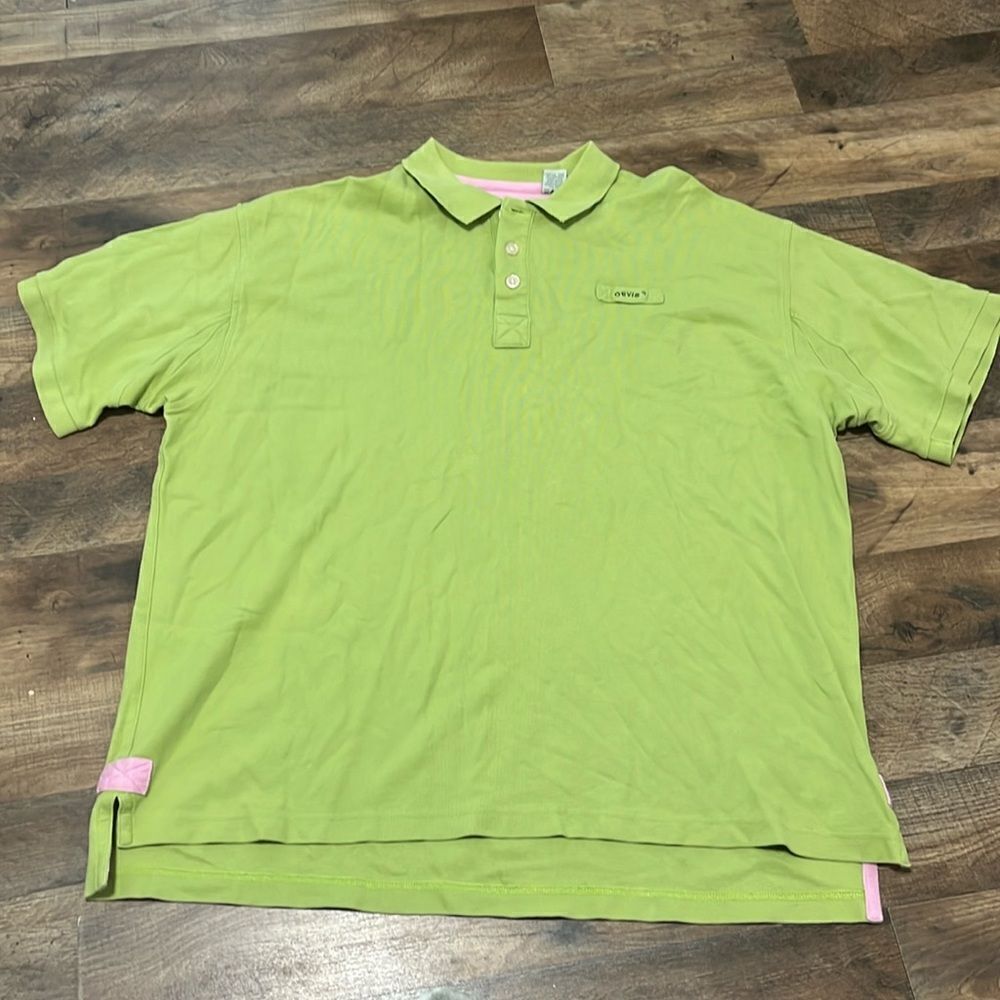 Orvis short sleeve polo shirt size XL